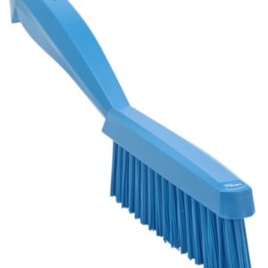 Vikan Hard Narrow Short Handle Hand Brush Blue 300mm