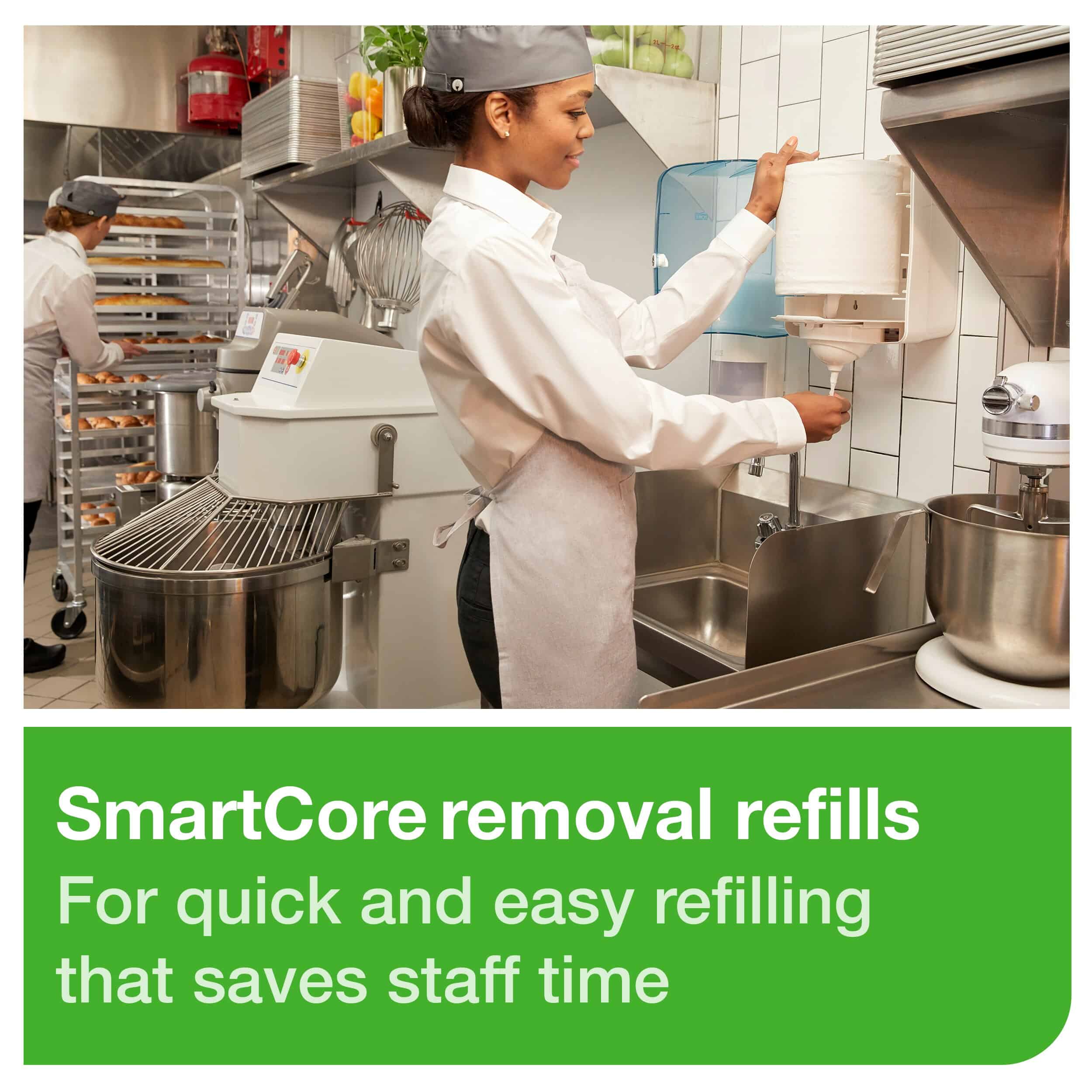 Tork Reflex™ Single Sheet Centre Feed Dispenser – White - Image 4