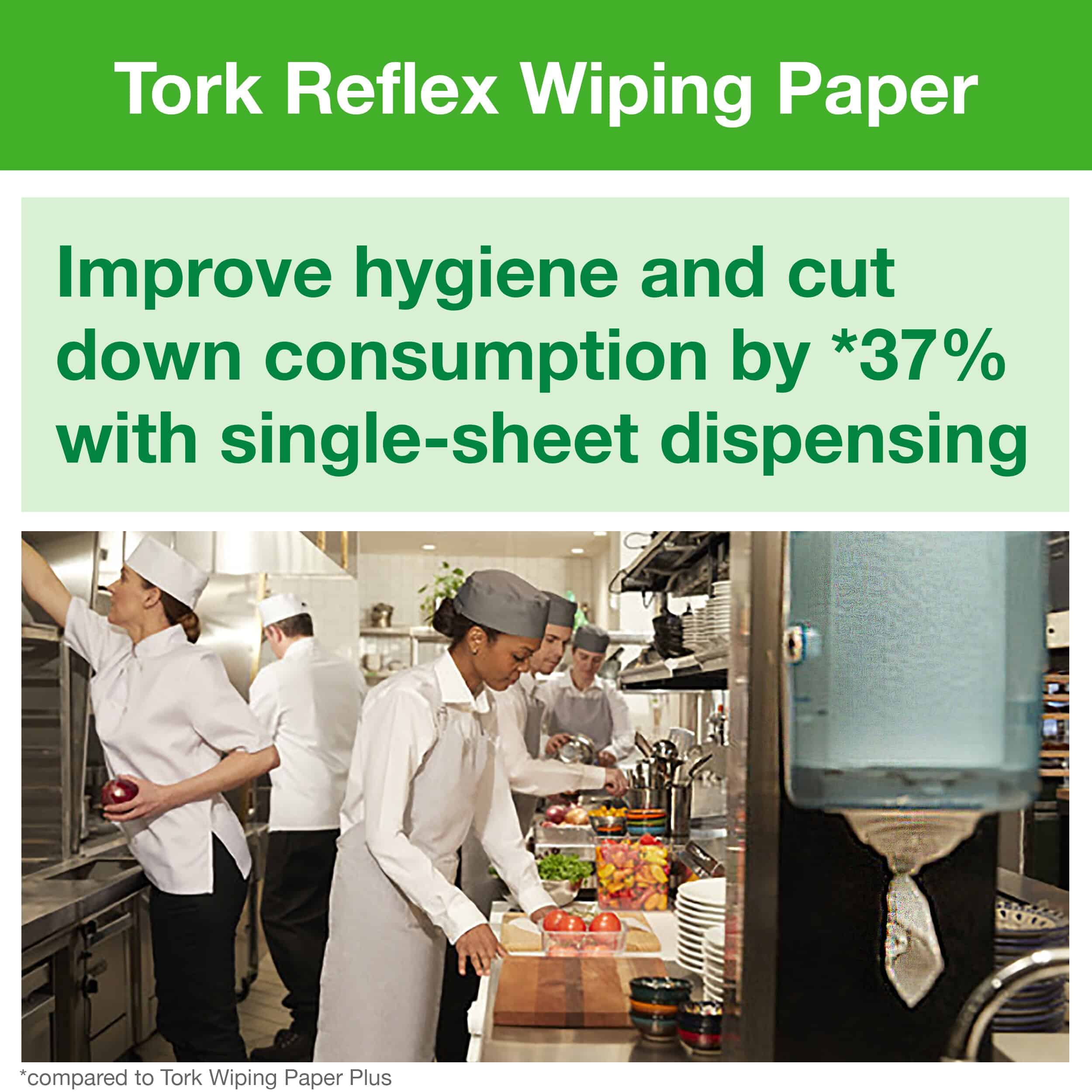 Tork Reflex™ Wiping Paper Refill ( Pack of 6) - Image 6