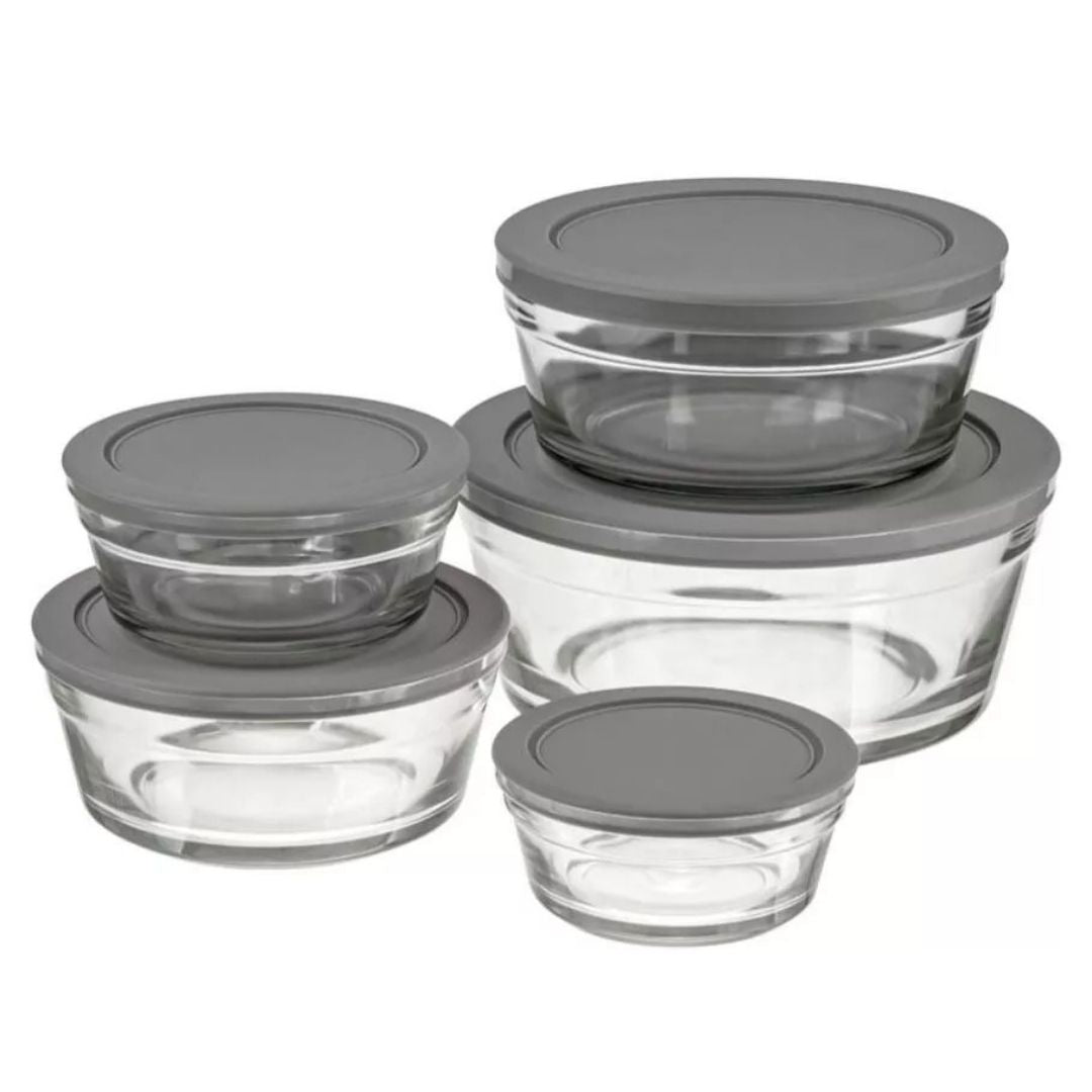 Glass Food Container Set - 5 Pc - Image 2
