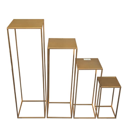 Plinth Sets - Gold Metal 4pc