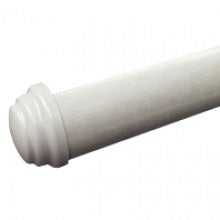 Curtain Poles - 65mm 1/2 Round + Endcaps - Image 5