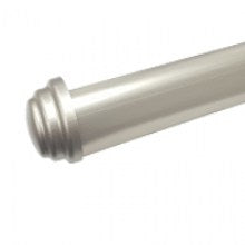 Curtain Poles - 65mm 1/2 Round + Endcaps - Image 2