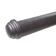 Curtain Poles - 65mm 1/2 Round + Endcaps - Image 3