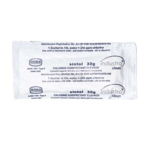 Sintol Sachets 30g – Chlorine Detergent Disinfectant