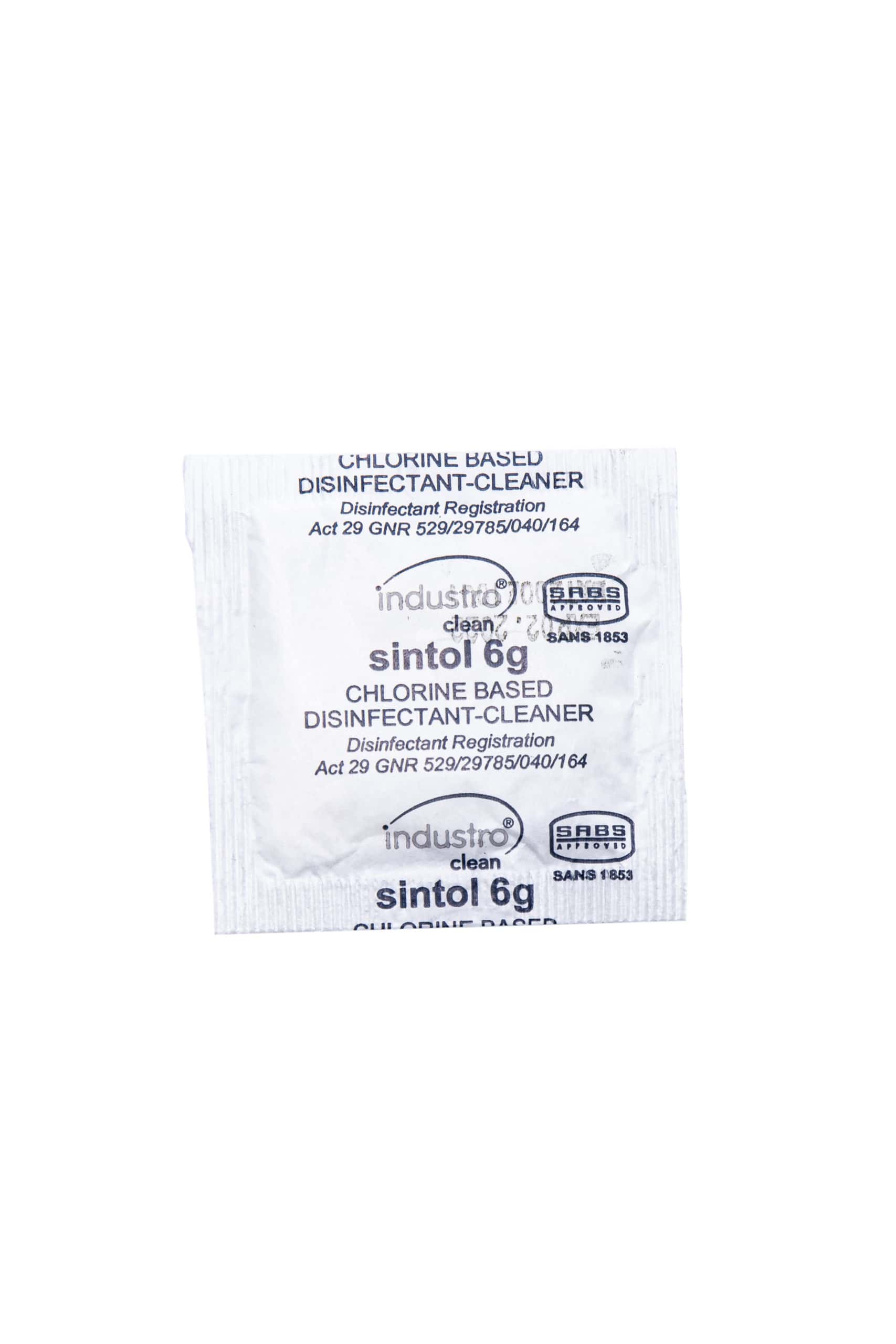 Sintol Sachets 6g – Chlorine Disinfectant Cleaner