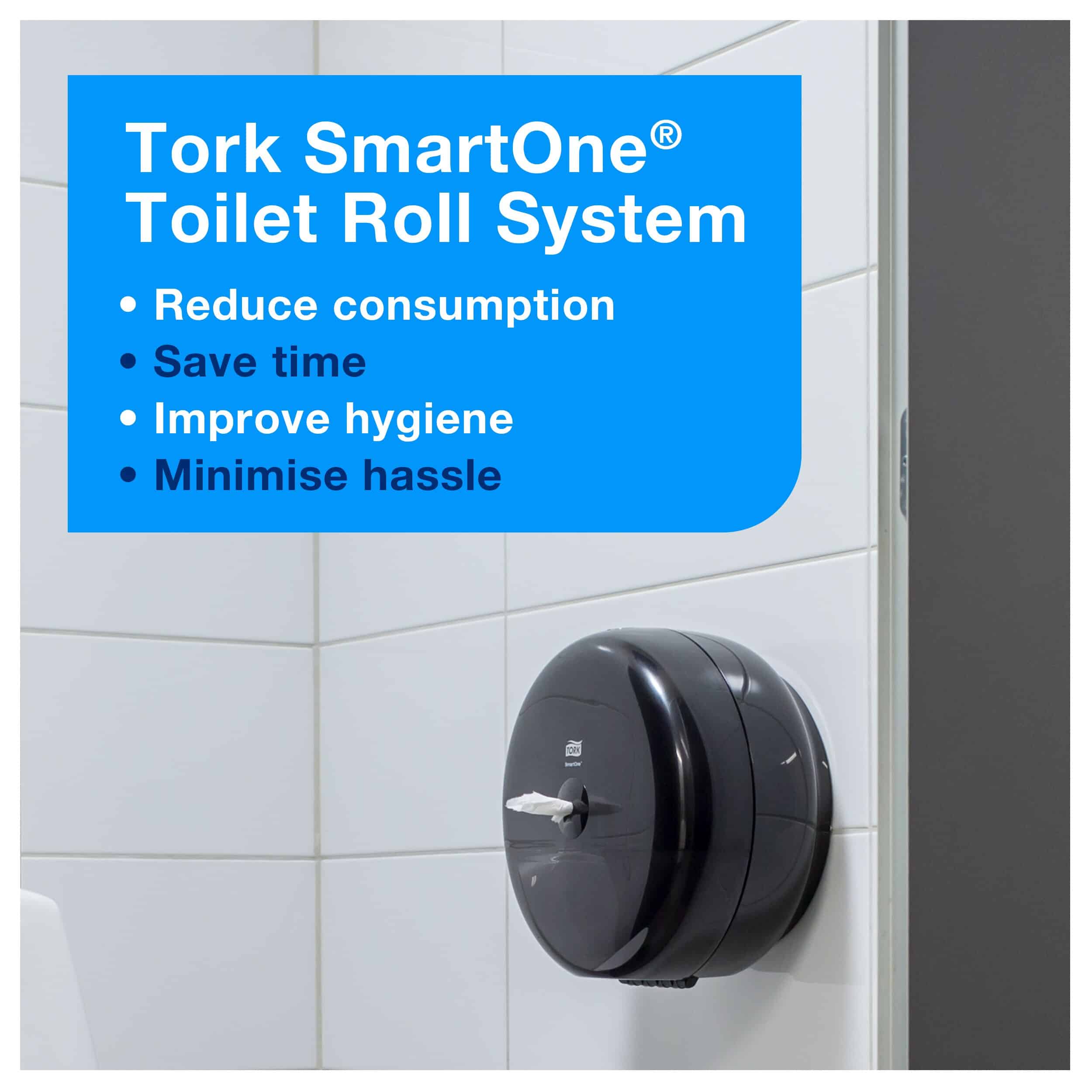 Tork Smartone® Toilet Roll Dispenser – Black - Image 3