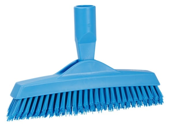 Vikan Hard Crevice Scrub Broom Blue 225mm