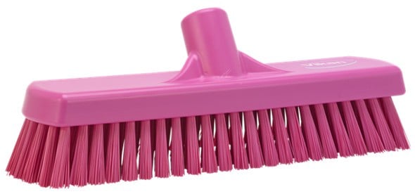 Vikan Hard Wall and Floor Washing Broom Pink 305mm