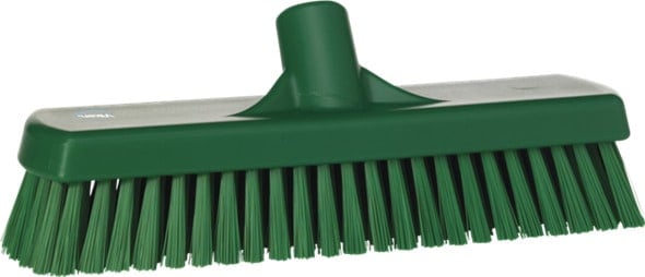 Vikan Hard Wall and Floor Washing Broom Green 305mm