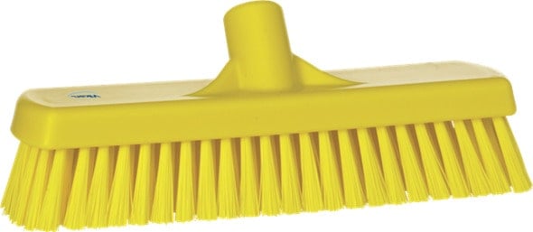 Vikan Hard Wall and Floor Washing Broom Yellow 305mm
