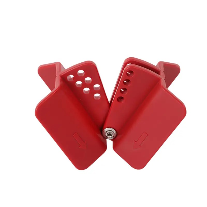 Lockout Butterfly Valve 4mm Diameter Red