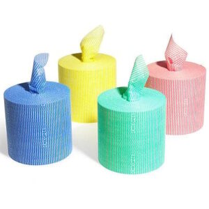 Chicopee J Cloth Plus Centre Feed Roll White (300 Wipes)