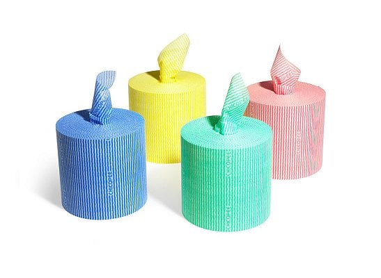 Chicopee J Cloth Plus Centre Feed Roll White (300 Wipes)