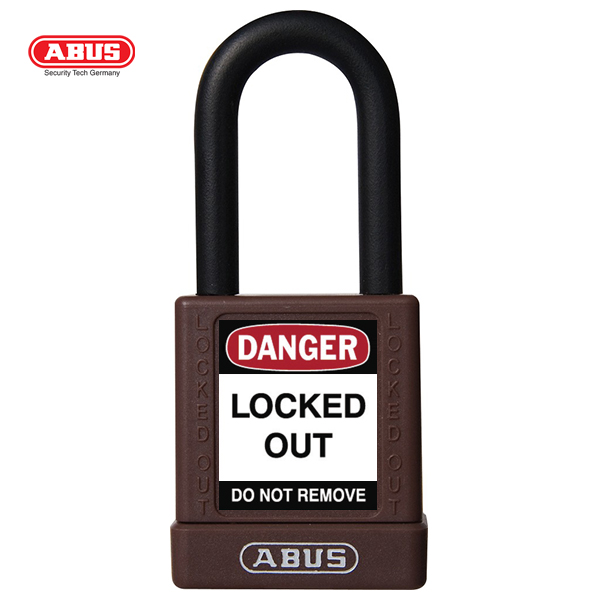 ABUS 74 Series Industrial Safety Padlock 74/40/BLACK/ BLUE/BROWN/GREEN/GREY/ORANGE/RED/WHITE BOXED - Image 5