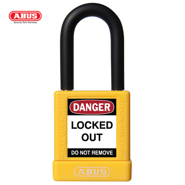 ABUS 74 Series Industrial Safety Padlock 74/40/BLACK/ BLUE/BROWN/GREEN/GREY/ORANGE/RED/WHITE BOXED - Image 2