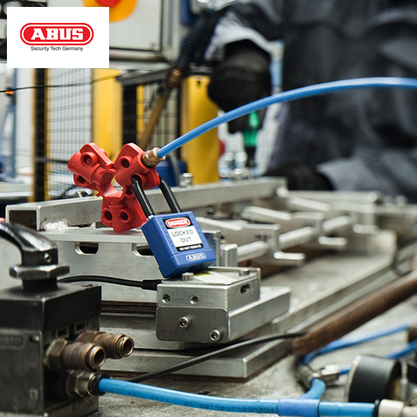 LOCKOUT ABUS COMPRESSED AIR CONNECTION RED - Image 2