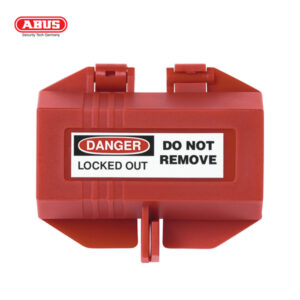 LOCKOUT ABUS POWER PLUG 89X81X51MM SMALL RED and165X116X84MM LARGE RED