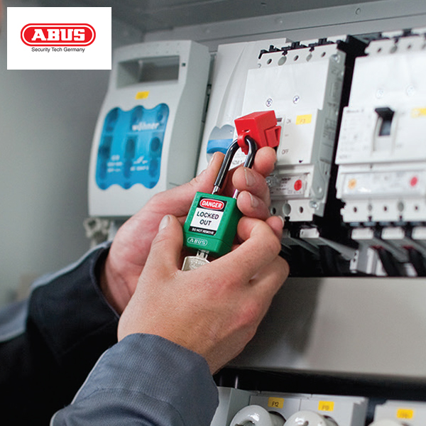 LOCKOUT ABUS CIRCUIT BREAKER SINGLE RED - Image 2