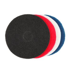 E-LINE FLOOR PAD WHITE 400mm, 425mm, 450mm and 500mm BURNISH – (5 per Pack)