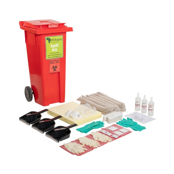 SPILL KITS BIOLOGICAL 130L WHEELIE