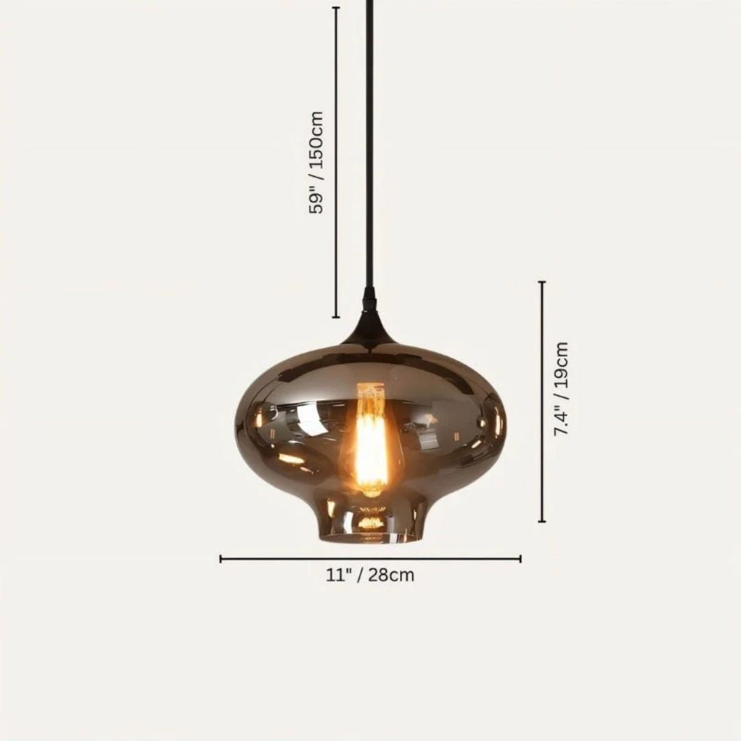 Pendant Light - Anaar Smoked Glass / C09 - Image 3