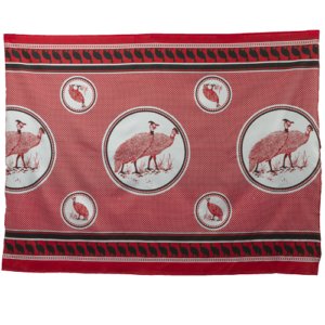 Fabric - Animal Khanga  - Peacock