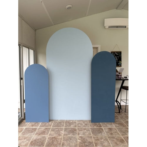 Three-Piece Wooden Arch Backdrop for Events - Image 5