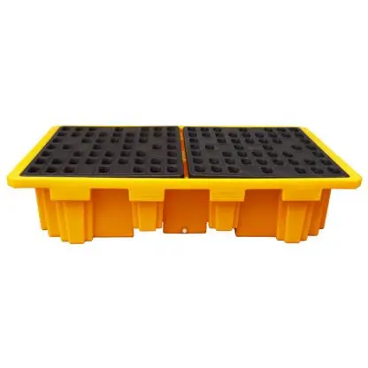 Spill Pallet for 6 x 210L or 2 x 1000L IBC (removable deck) 1140L Sump Capacity 2550mm x 1350mm x 565mm - Image 2