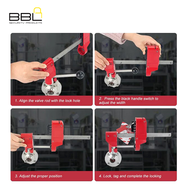 LOCKOUT BBL BUTTERFLY VALVE PULL HANDLE 20-33MM - Image 6