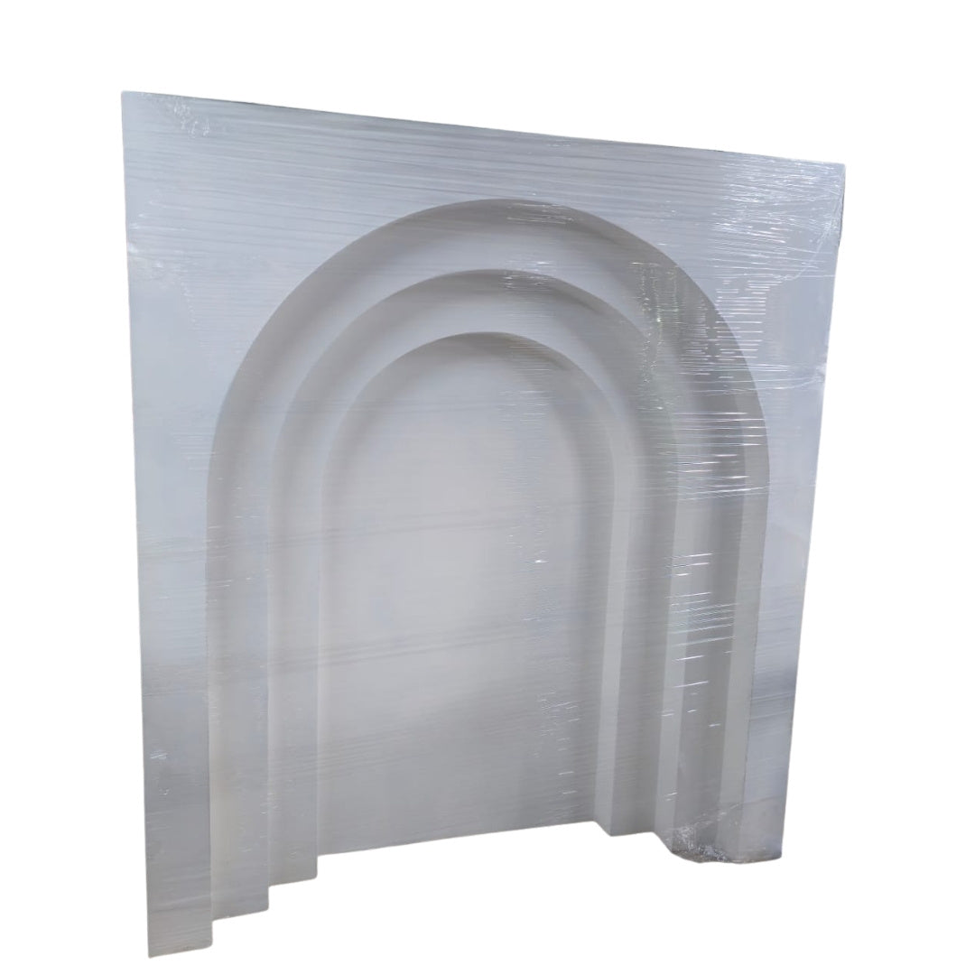 Step Arch – White Layered Backdrop - Image 2