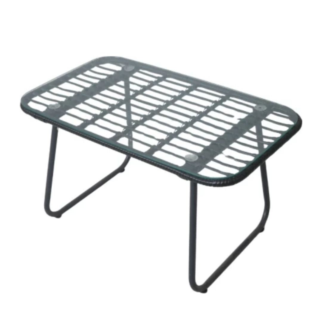 Bifanuo - 4 Piece Rattan Patio Set – Black - Image 7