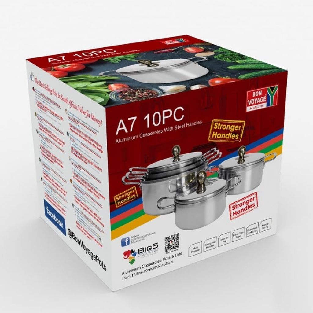 Bon Voyage Pots Set 10pc - A7 - Image 3