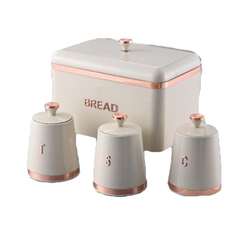 Bread Bin & Canister Set - 4pc Monza - Image 5