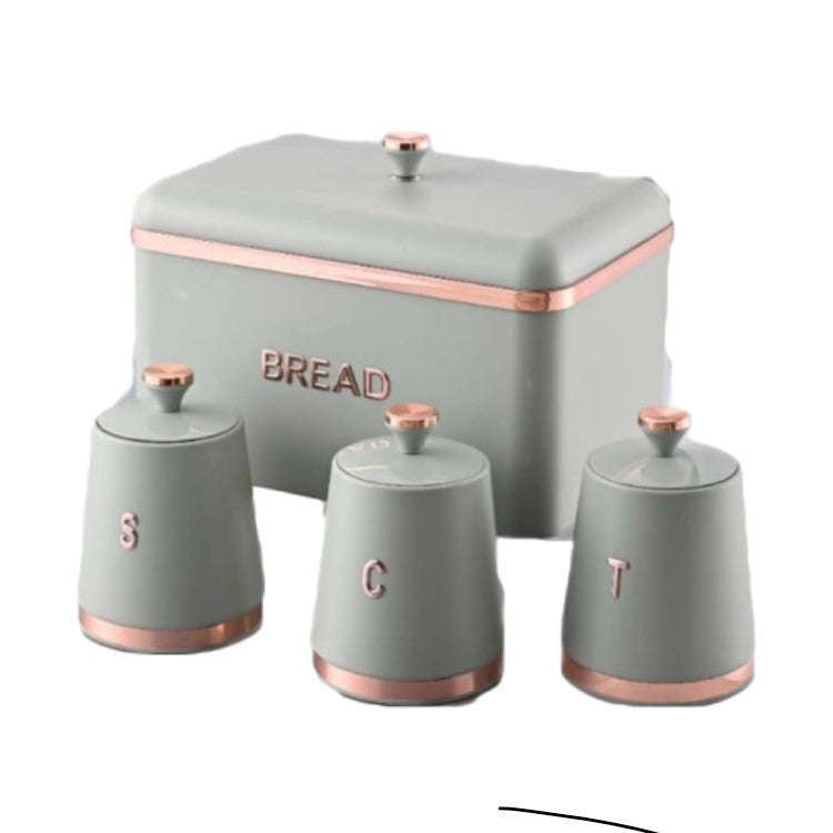 Bread Bin & Canister Set - 4pc Monza - Image 6
