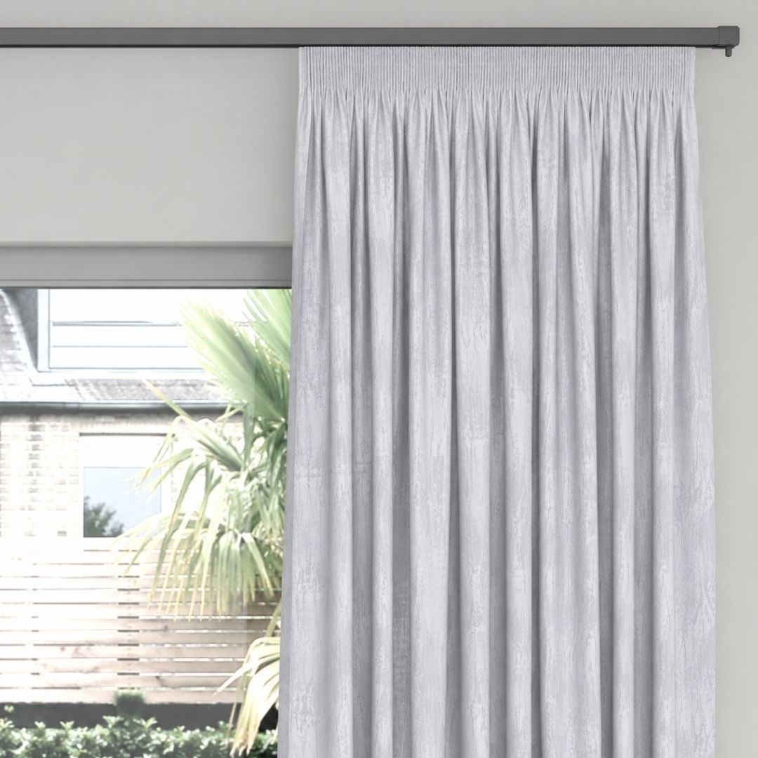 Brush Stroke Lined Taped - Ready Made Curtains - Image 3