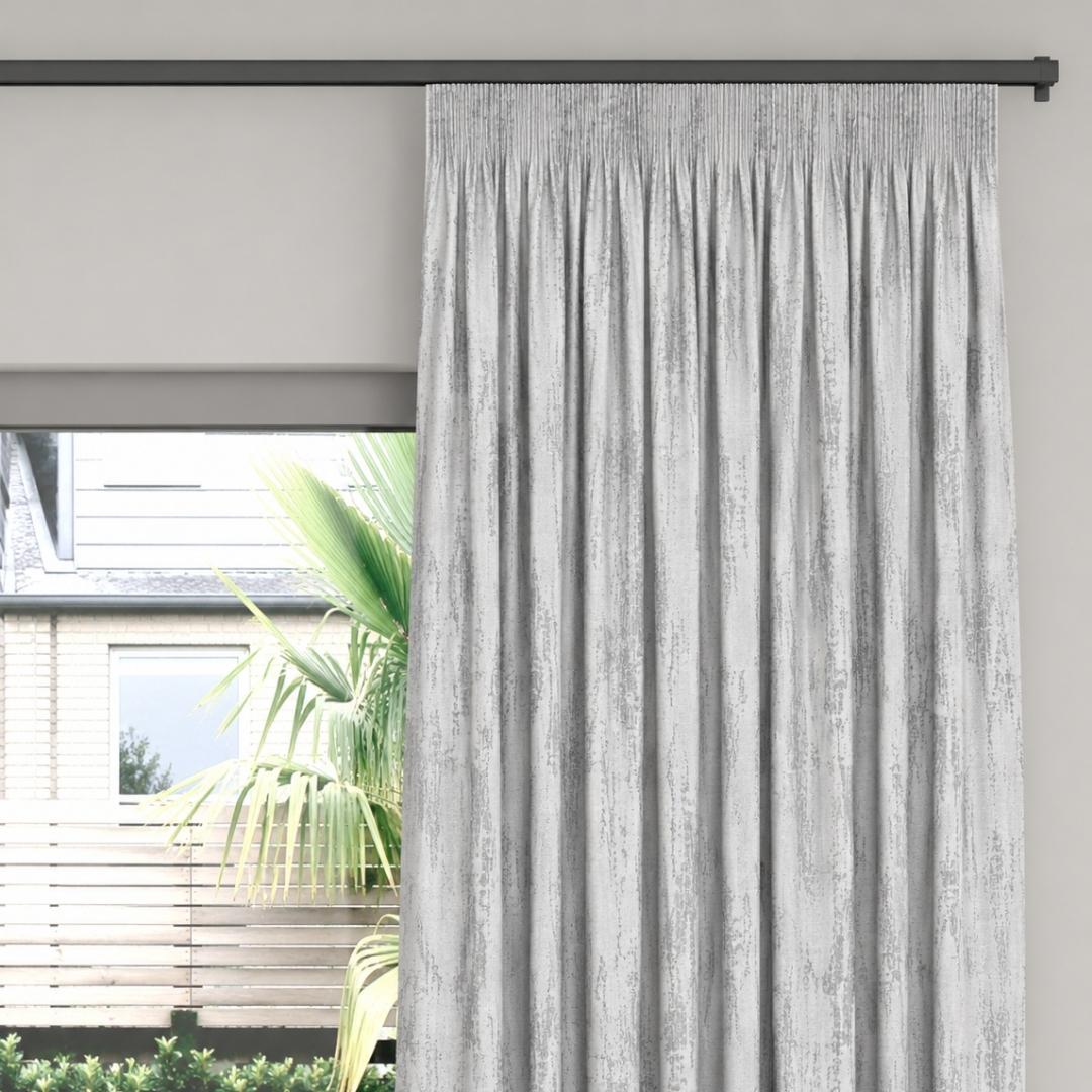 Brush Stroke Lined Taped - Ready Made Curtains - Image 5