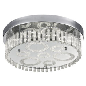 Ceiling Light - Chrome Crystal LED