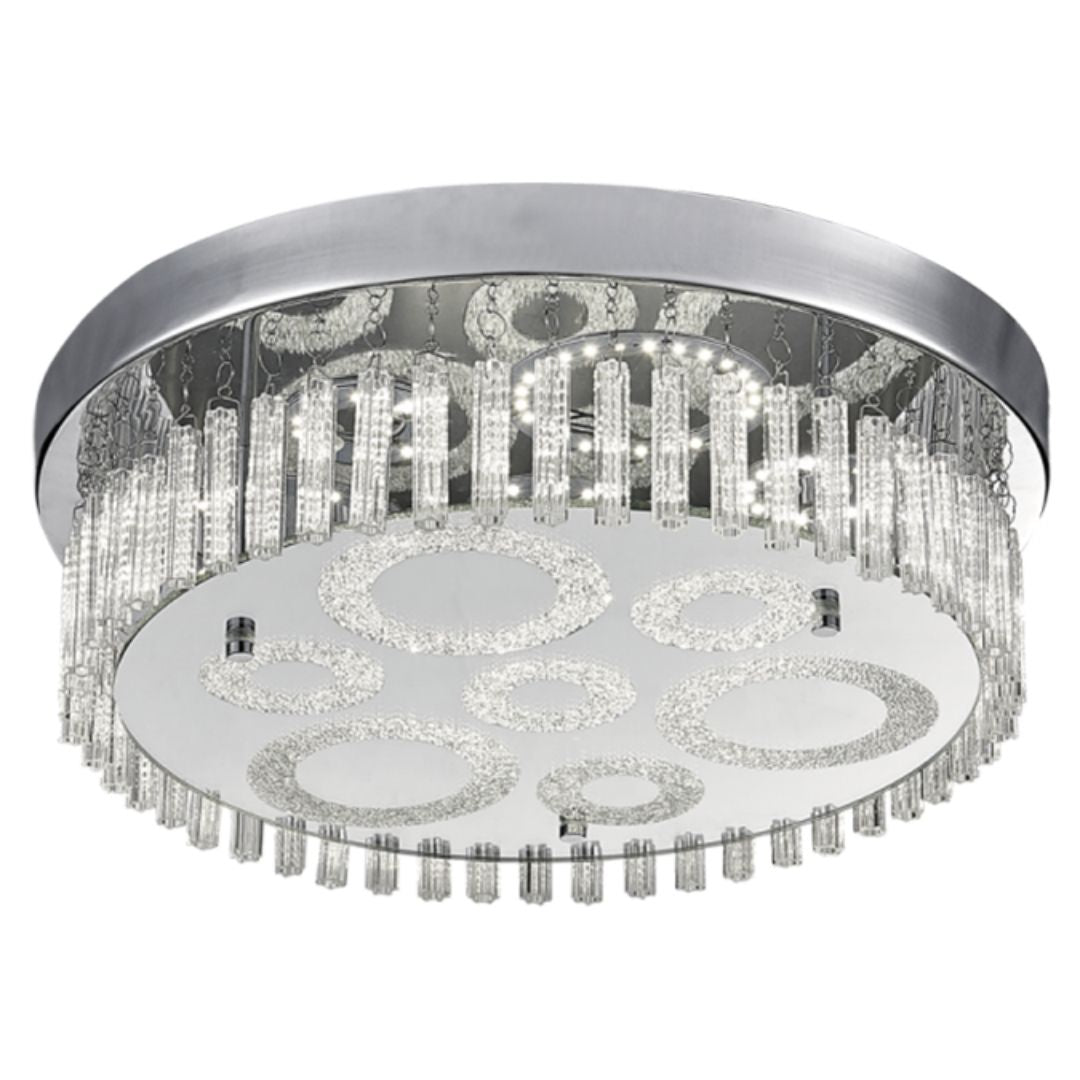 Ceiling Light - Chrome Crystal LED