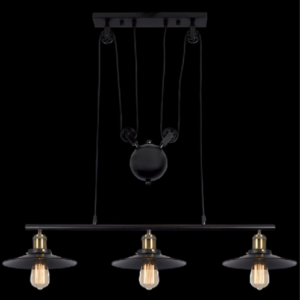 Chandelier Light - CH238/3 Black