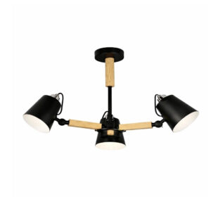 Ceiling Light - 3 Light Nordic Wood