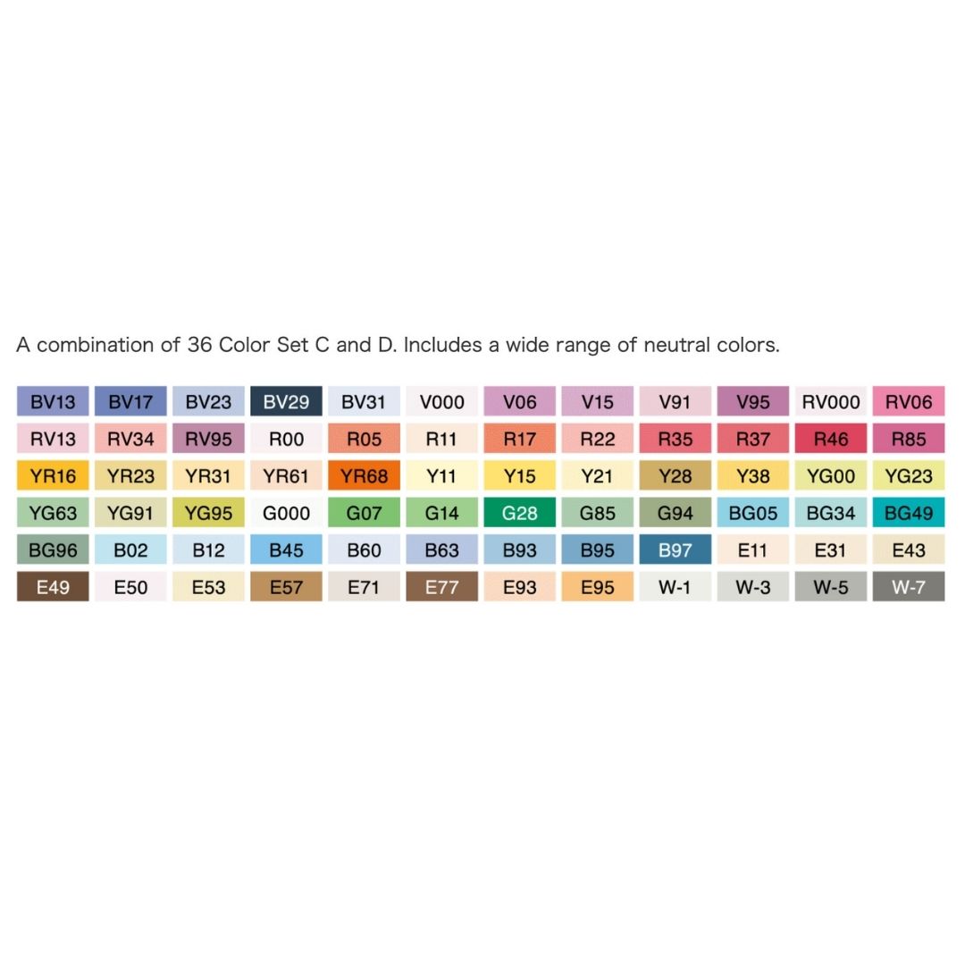 Copic - Ciao Marker Set - 72 Pc - Image 4