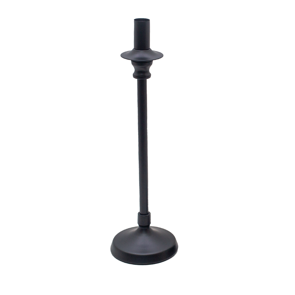 Candle Stands - Pillar black candle holder - Image 2