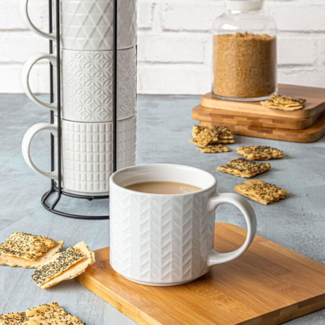 White Non-Slip Design Mug - 500 ml - Image 2