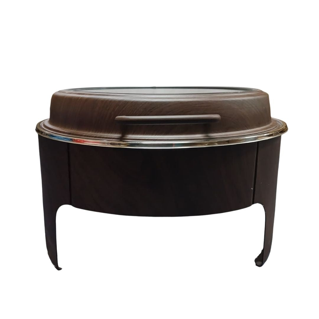 Chafing Dish - Flat Top Wood Look Brown - Image 6