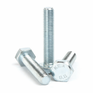 Setscrews & Bolts Mild Steel Zinc 6 x 10 – 24 x 100 (Packs of 100)