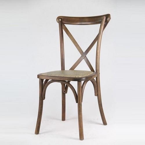 Cross Back Chairs - Wood - Image 2