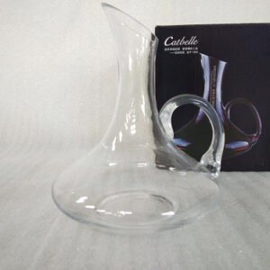 Glass Jug Bell - 1 Litre - With Handle