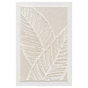 Textured Palm Leaf Earth Tone Painting –  60 x 90cm