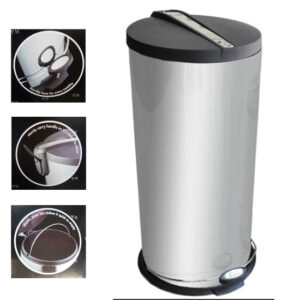 Pedal Bin - Black Top
